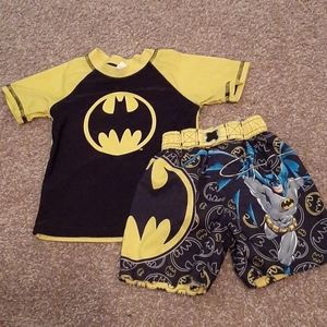 EUC Baby Batman Swim outfit 18mth